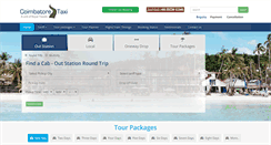 Desktop Screenshot of coimbatoretaxi.com